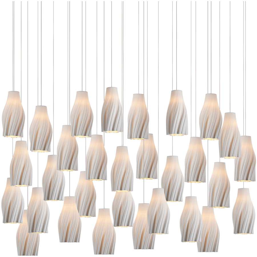 Currey and Company Posh 30 Light 54" Wide Linear Pendant