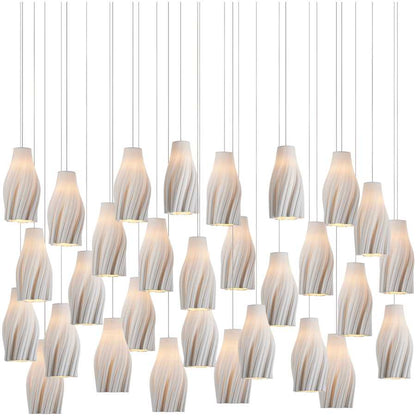 Currey and Company Posh 30 Light 54" Wide Linear Pendant