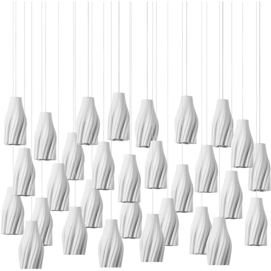 Currey and Company Posh 30 Light 54" Wide Linear Pendant