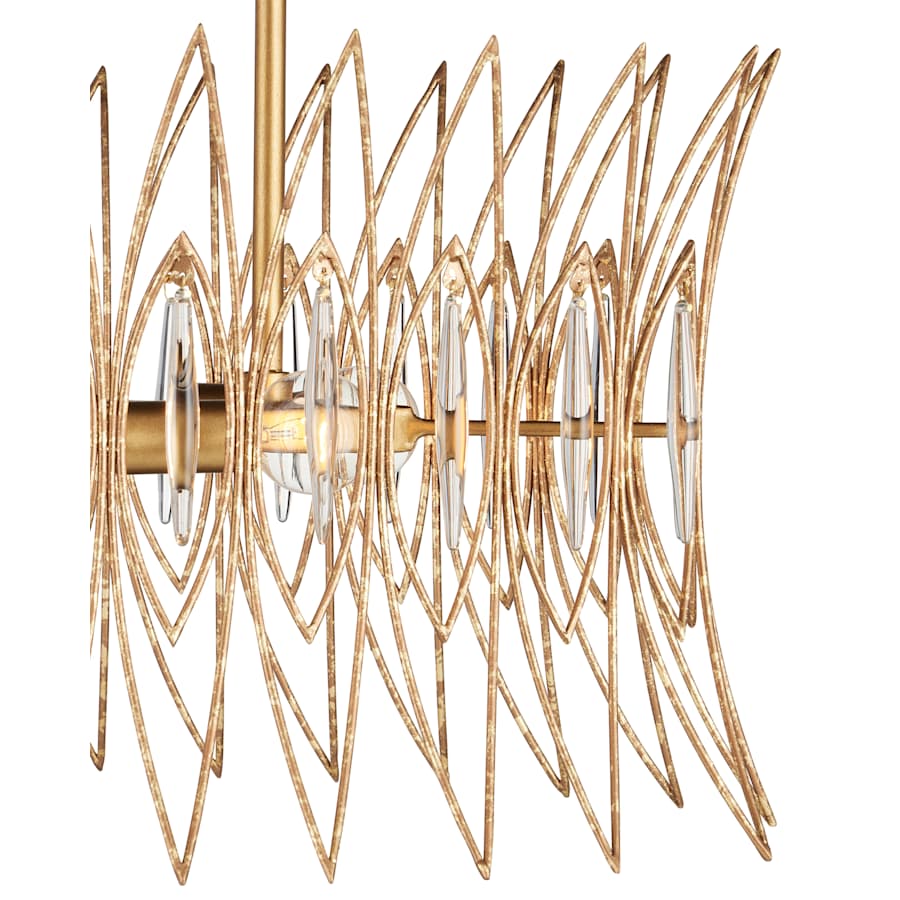 Currey and Company Marquise 8 Light 40" Wide Wrought Iron Chandelier