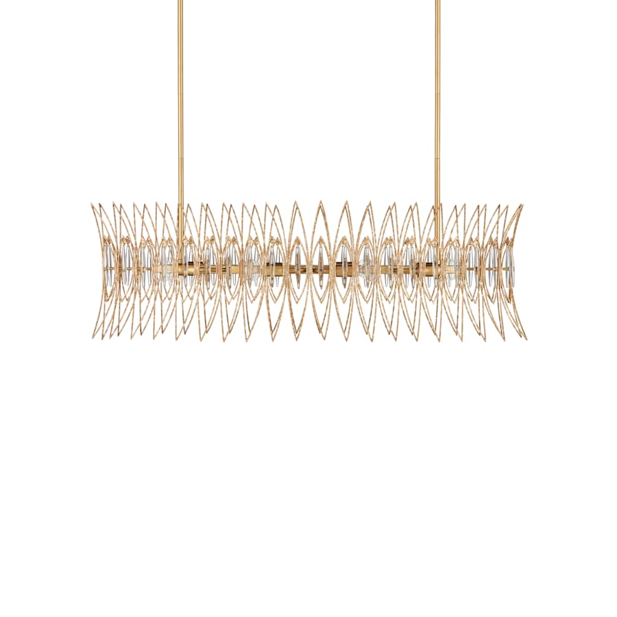 Currey and Company Marquise 8 Light 40" Wide Wrought Iron Chandelier