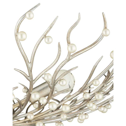 Currey and Company Shinju 4 Light 29" Wide Wrought Iron Chandelier