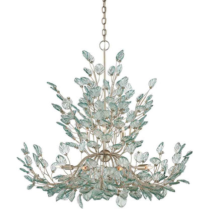 Currey and Company Baobab 12 Light 41" Wide Wrought Iron Chandelier