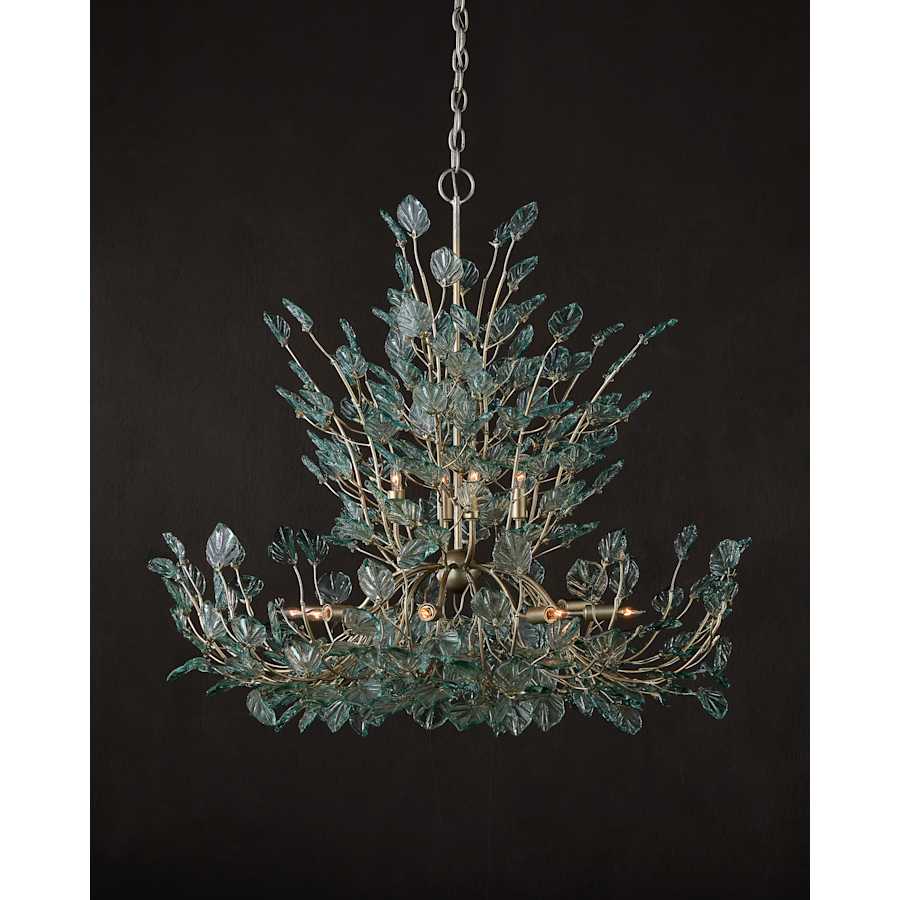 Currey and Company Baobab 12 Light 41" Wide Wrought Iron Chandelier