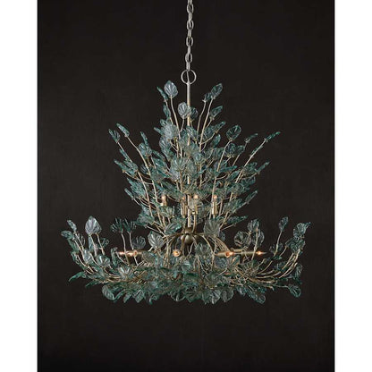 Currey and Company Baobab 12 Light 41" Wide Wrought Iron Chandelier