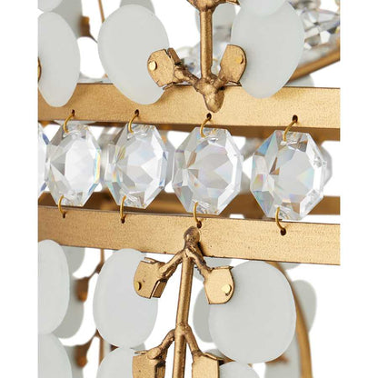 Currey and Company Bradshaw 4 Light 36" Wide Crystal Chandelier