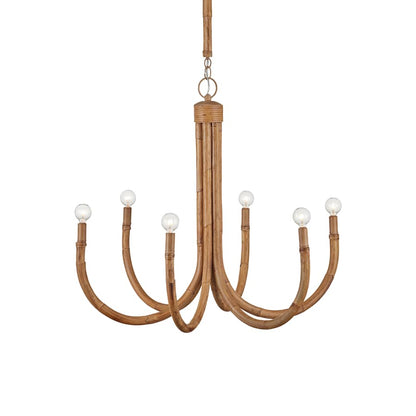 Currey and Company Samsara 6 Light 32" Wide Candle Style Chandelier