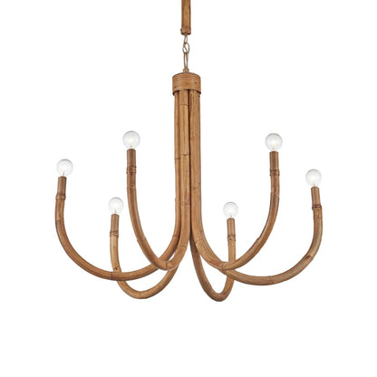 Currey and Company Samsara 6 Light 32" Wide Candle Style Chandelier