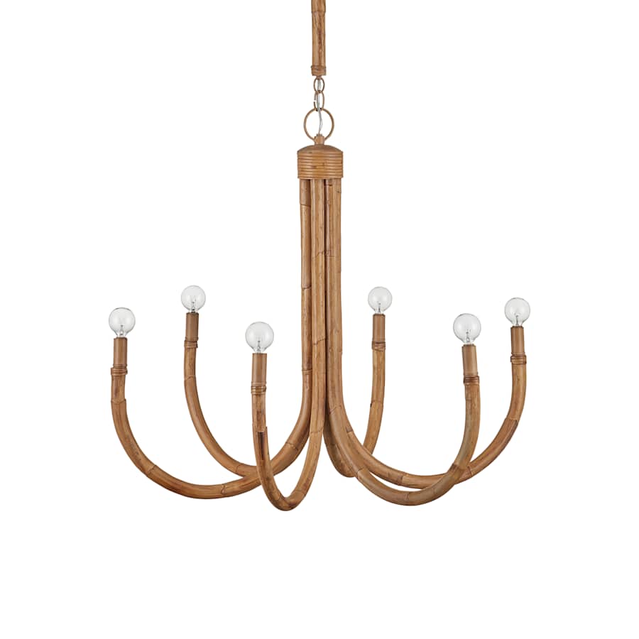 Currey and Company Samsara 6 Light 32" Wide Candle Style Chandelier