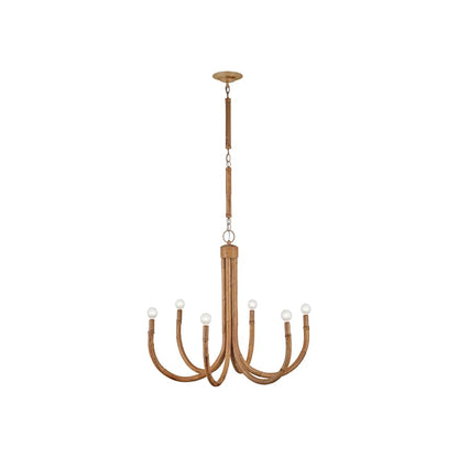 Currey and Company Samsara 6 Light 32" Wide Candle Style Chandelier
