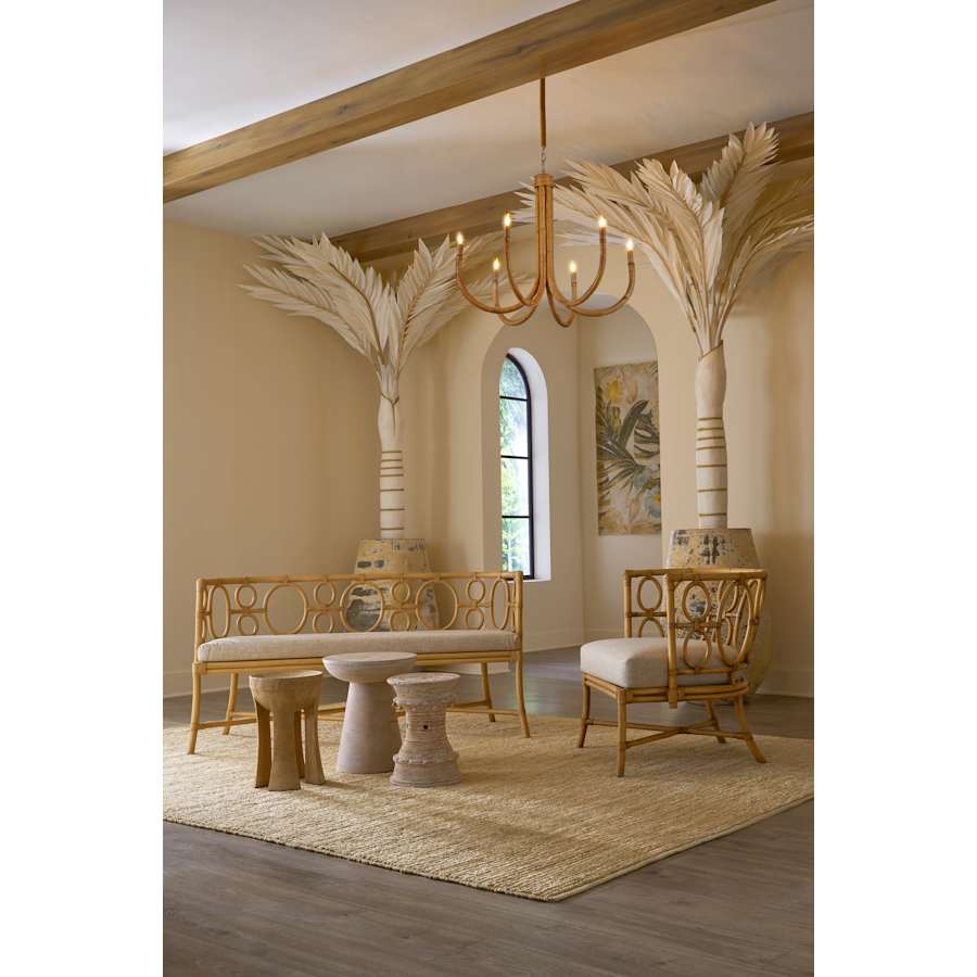 Currey and Company Samsara 6 Light 32" Wide Candle Style Chandelier