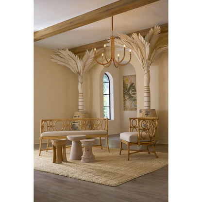 Currey and Company Samsara 6 Light 32" Wide Candle Style Chandelier