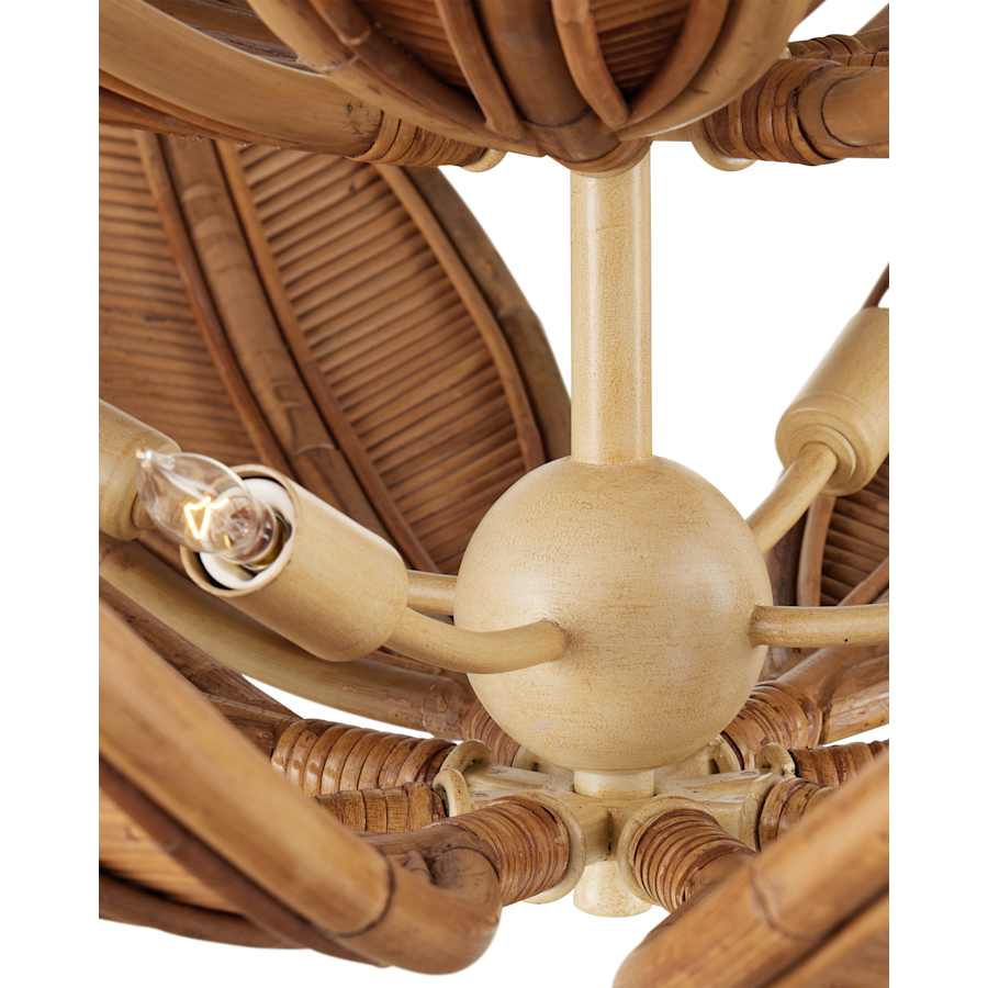 Currey and Company Cubana 8 Light 41" Wide Chandelier
