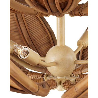 Currey and Company Cubana 8 Light 41" Wide Chandelier