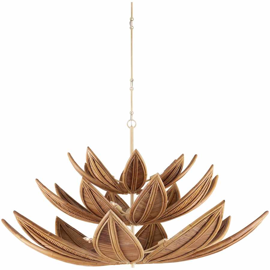 Currey and Company Cubana 12 Light 57" Wide Chandelier