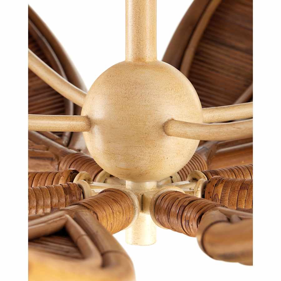 Currey and Company Cubana 12 Light 57" Wide Chandelier