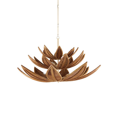 Currey and Company Cubana 12 Light 57" Wide Chandelier