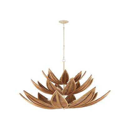 Currey and Company Cubana 12 Light 57" Wide Chandelier