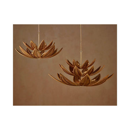 Currey and Company Cubana 12 Light 57" Wide Chandelier