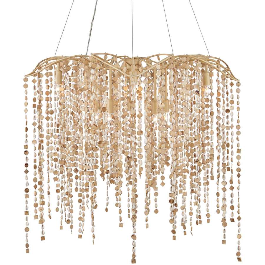 Currey and Company Kealia 10 Light 36" Wide Chandelier
