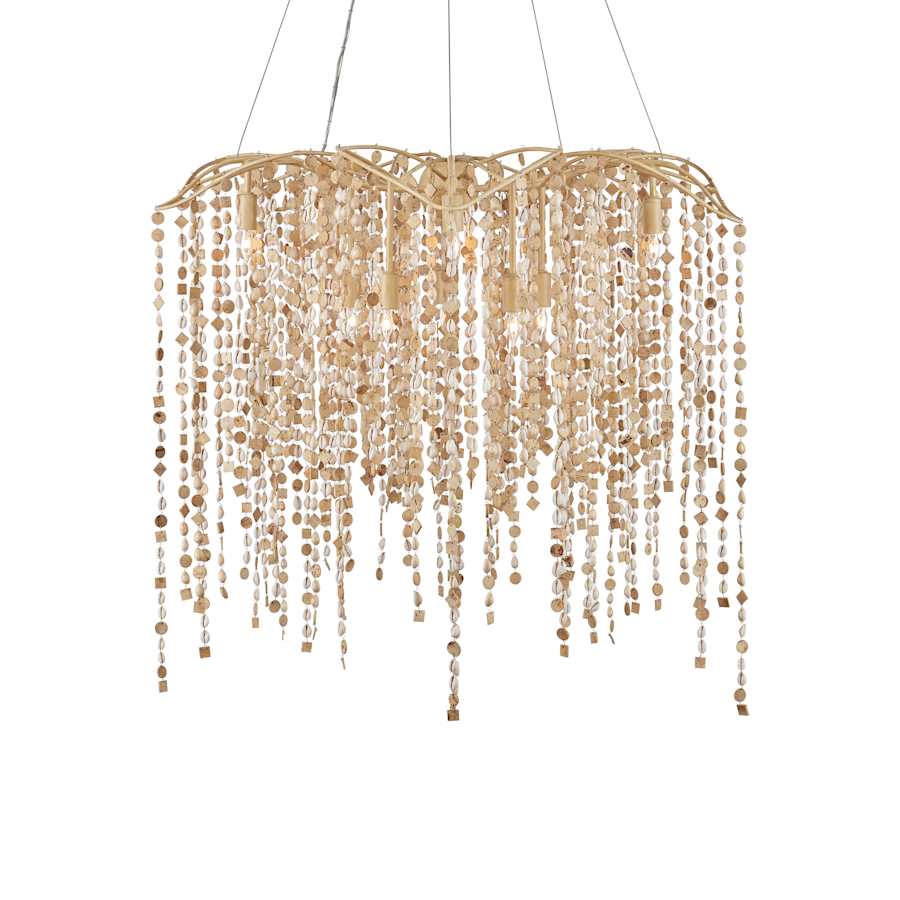 Currey and Company Kealia 10 Light 36" Wide Chandelier