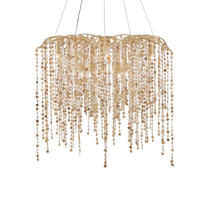Currey and Company Kealia 10 Light 36" Wide Chandelier
