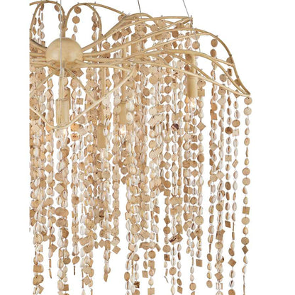 Currey and Company Kealia 10 Light 36" Wide Chandelier