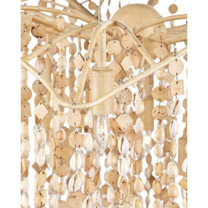 Currey and Company Kealia 10 Light 36" Wide Chandelier