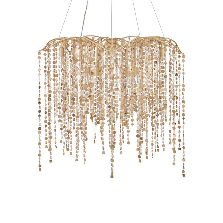 Currey and Company Kealia 10 Light 36" Wide Chandelier