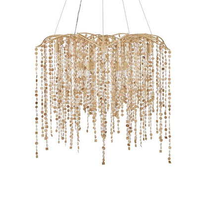 Currey and Company Kealia 10 Light 36" Wide Chandelier