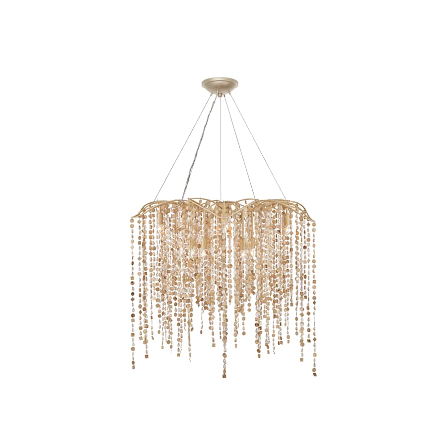 Currey and Company Kealia 10 Light 36" Wide Chandelier