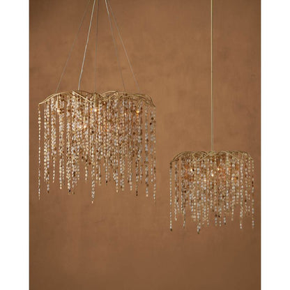 Currey and Company Kealia 10 Light 36" Wide Chandelier