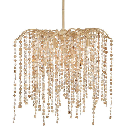 Currey and Company Kealia 7 Light 25" Wide Chandelier