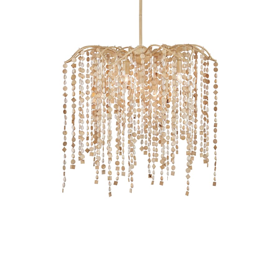 Currey and Company Kealia 7 Light 25" Wide Chandelier