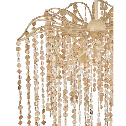 Currey and Company Kealia 7 Light 25" Wide Chandelier
