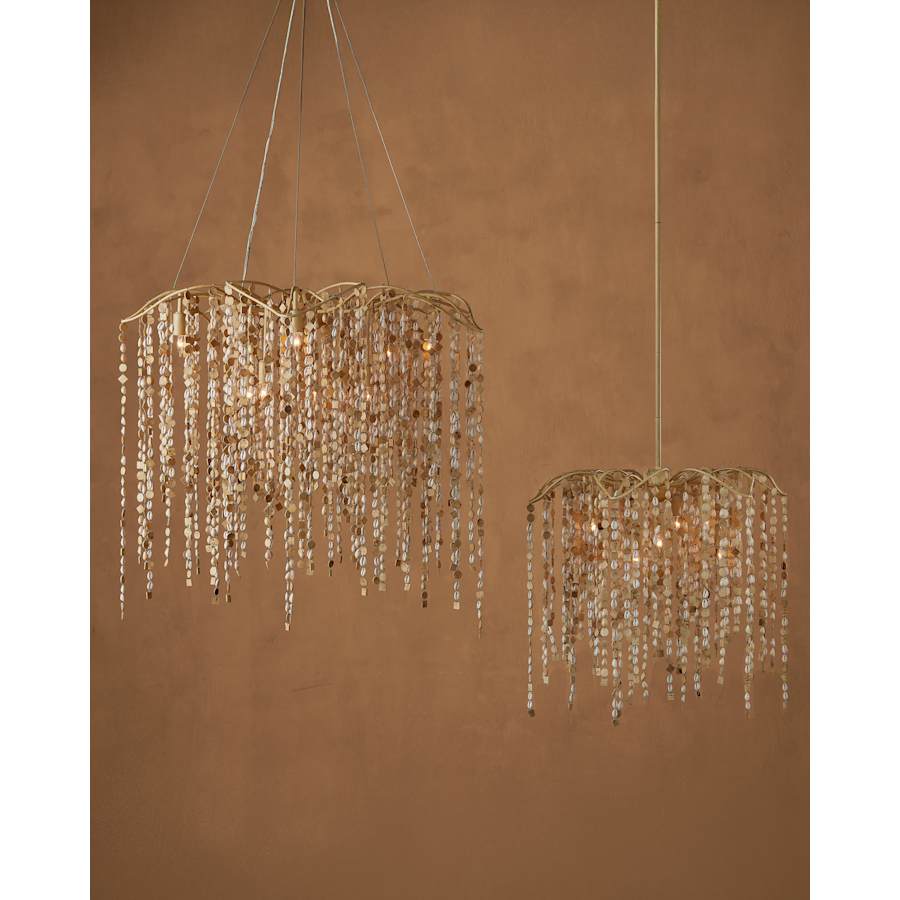 Currey and Company Kealia 7 Light 25" Wide Chandelier