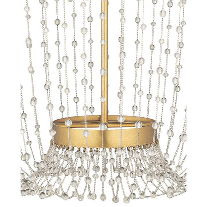 Currey and Company Mademoiselle 22" Wide Beaded Empire Chandelier