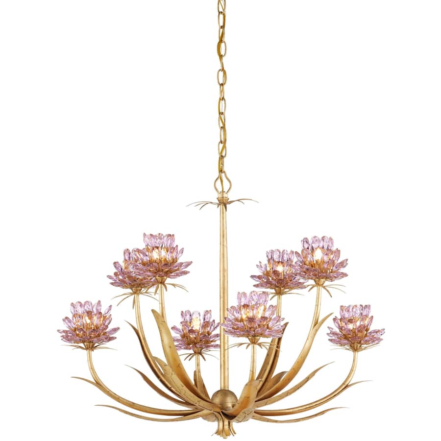 Currey and Company Marilee 8 Light 30" Wide LED Crystal Chandelier