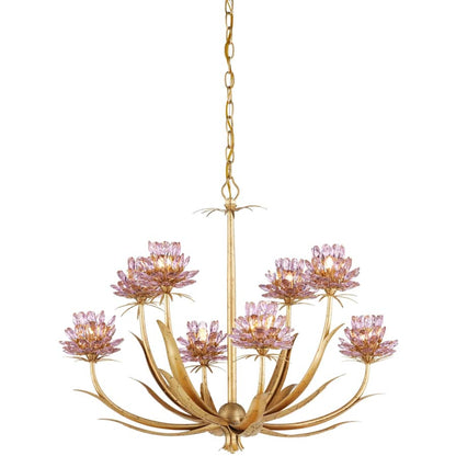 Currey and Company Marilee 8 Light 30" Wide LED Crystal Chandelier