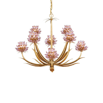 Currey and Company Marilee 8 Light 30" Wide LED Crystal Chandelier