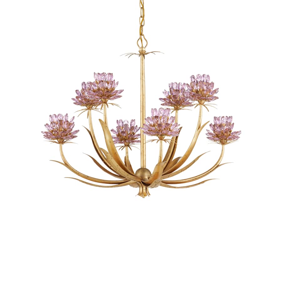 Currey and Company Marilee 8 Light 30" Wide LED Crystal Chandelier