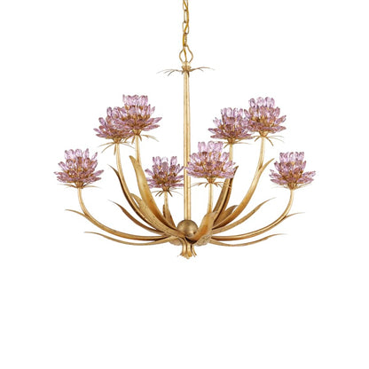 Currey and Company Marilee 8 Light 30" Wide LED Crystal Chandelier