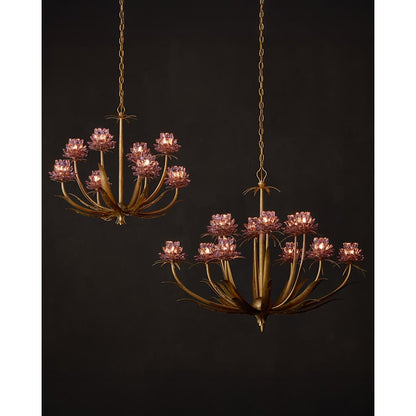 Currey and Company Marilee 8 Light 30" Wide LED Crystal Chandelier