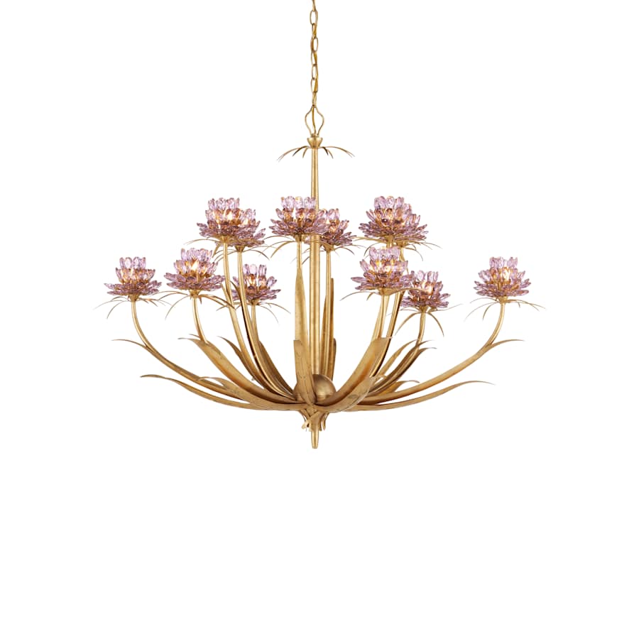Currey and Company Marilee 12 Light 44" Wide LED Crystal Chandelier