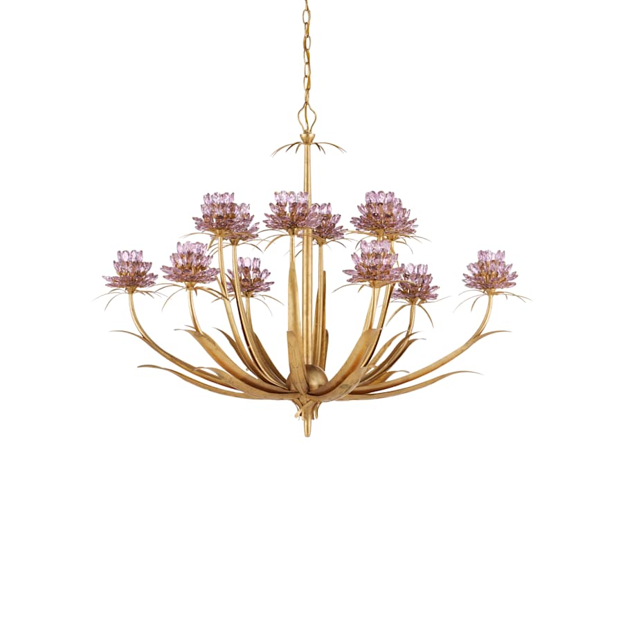 Currey and Company Marilee 12 Light 44" Wide LED Crystal Chandelier