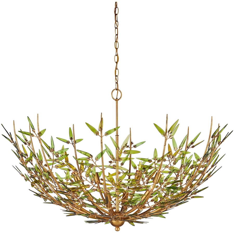 Currey and Company Babylon 8 Light 44" Wide Wrought Iron Chandelier