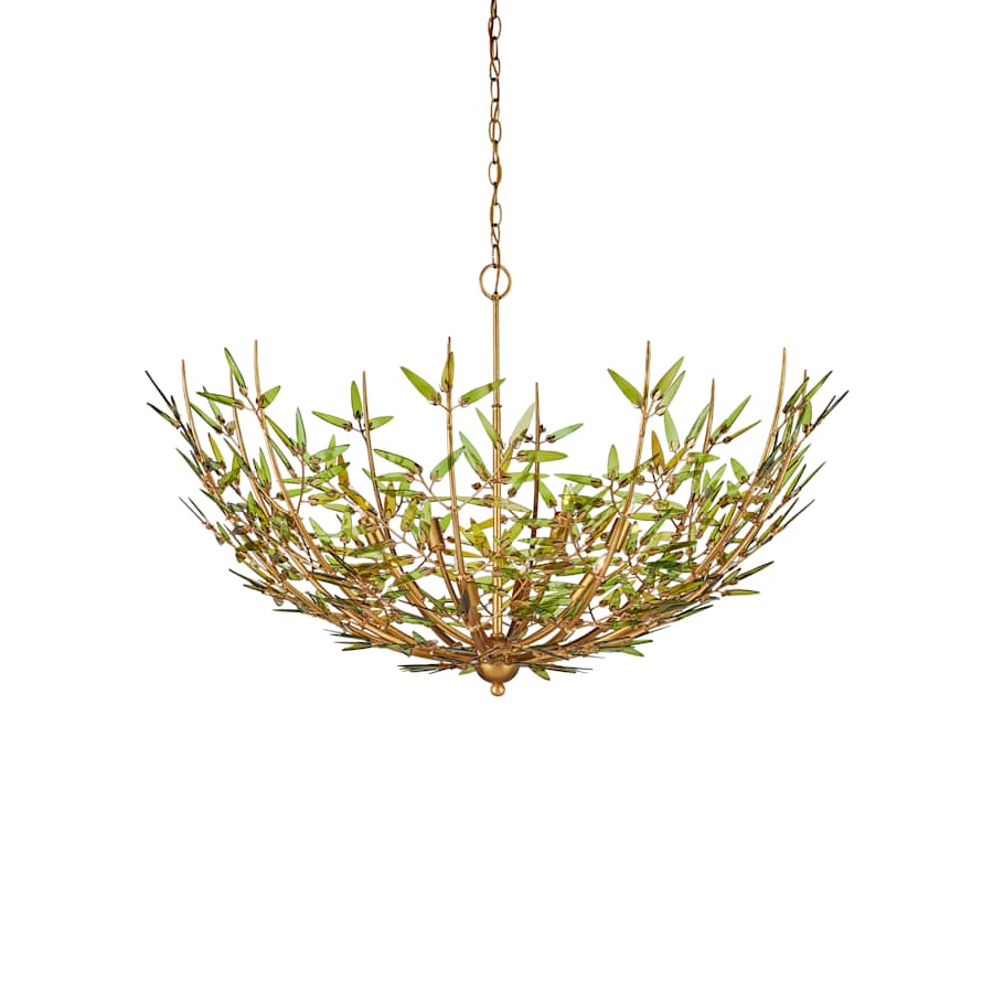 Currey and Company Babylon 8 Light 44" Wide Wrought Iron Chandelier