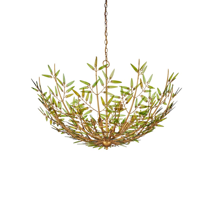 Currey and Company Babylon 8 Light 44" Wide Wrought Iron Chandelier