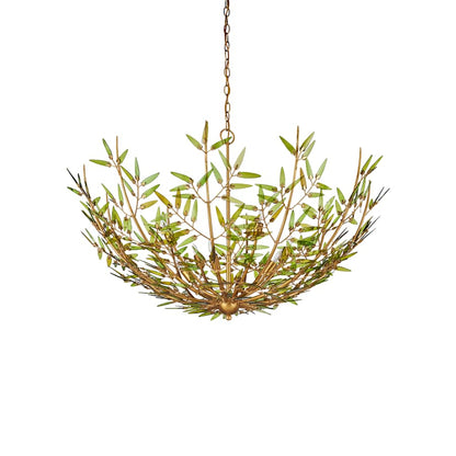 Currey and Company Babylon 8 Light 44" Wide Wrought Iron Chandelier
