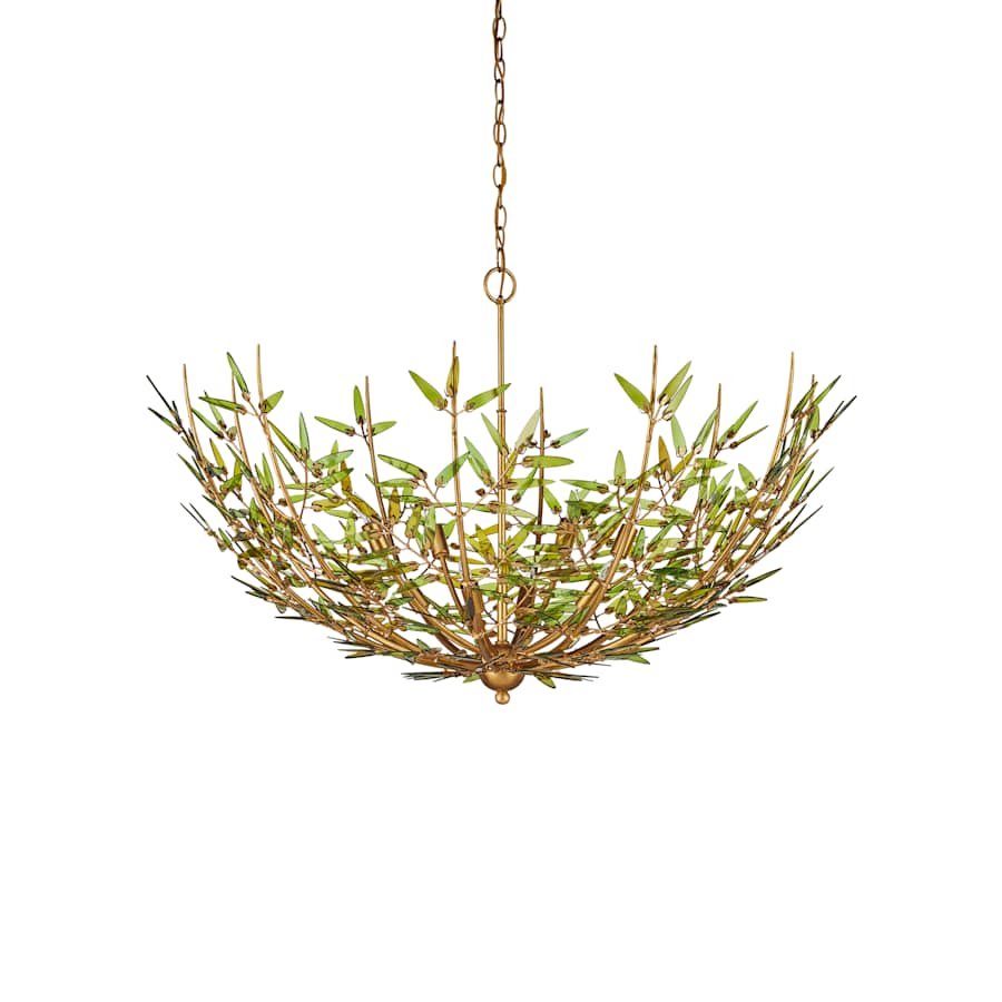 Currey and Company Babylon 8 Light 44" Wide Wrought Iron Chandelier